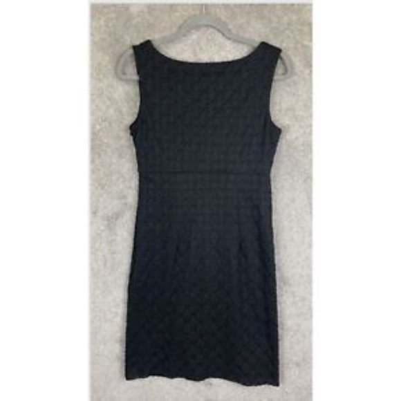 Tiana B Dress Womens 10 Black Lace Sleeveless Lined Knee Length Stretch- 8432 - Picture 2 of 12